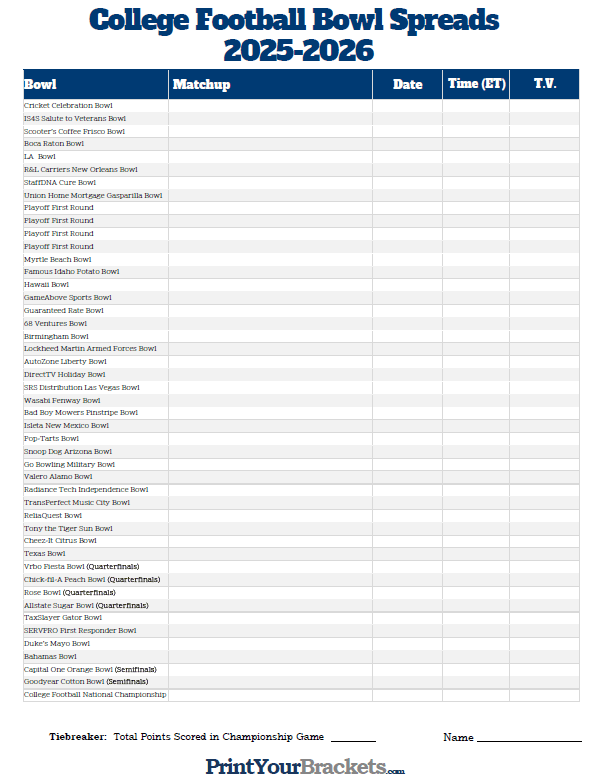 Bowl Games 2024 Schedule Printable Pdf Randa Krystalle