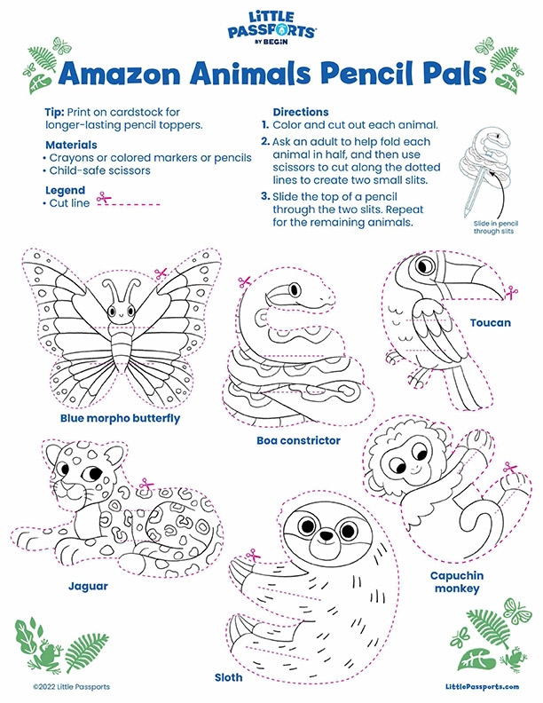 Butterfly Coloring Pages And More Little Passports Worksheets Library