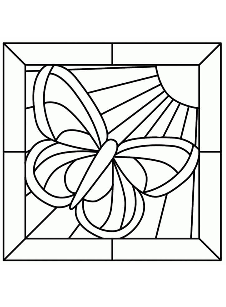 Coloring Pages Stained Glass