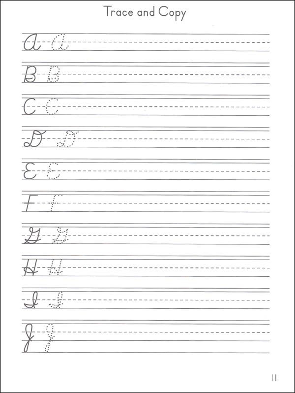 calligraphy alphabet printable worksheets