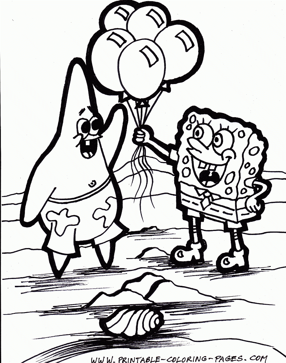 Coloring Pages Spongebob And Patrick