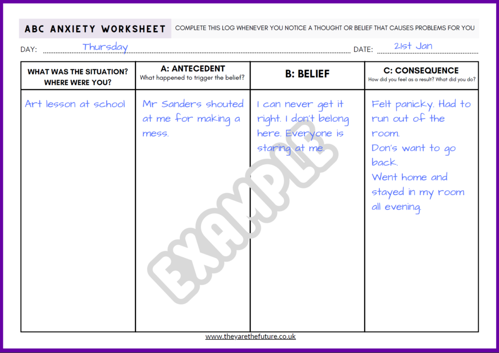 abc cbt worksheet