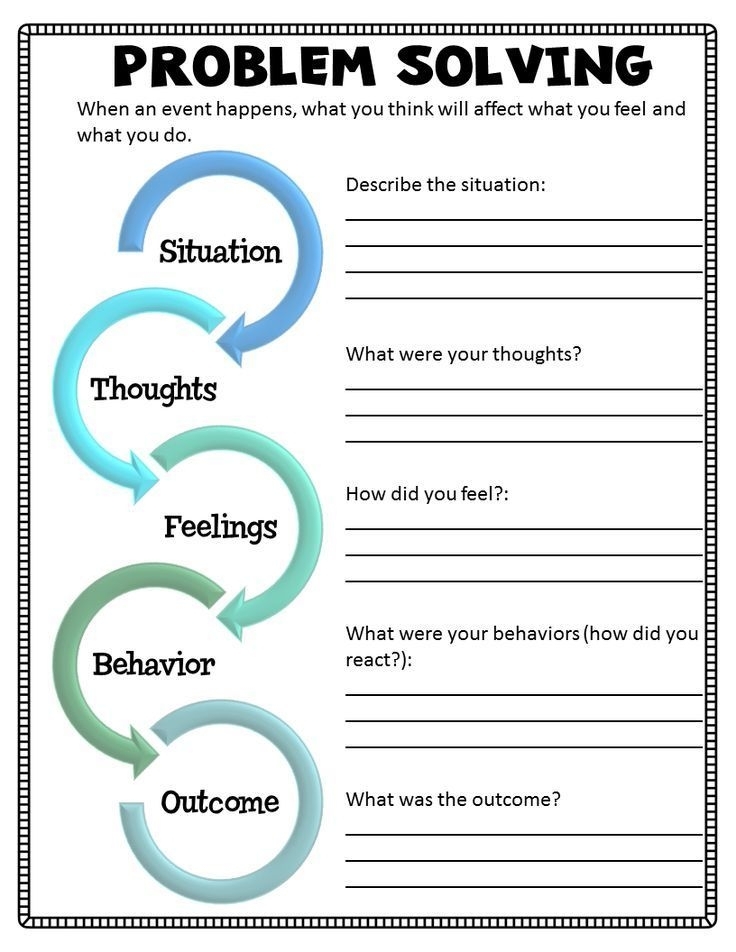 CBT Worksheets For Kids Google Search Counseling Worksheets Cbt