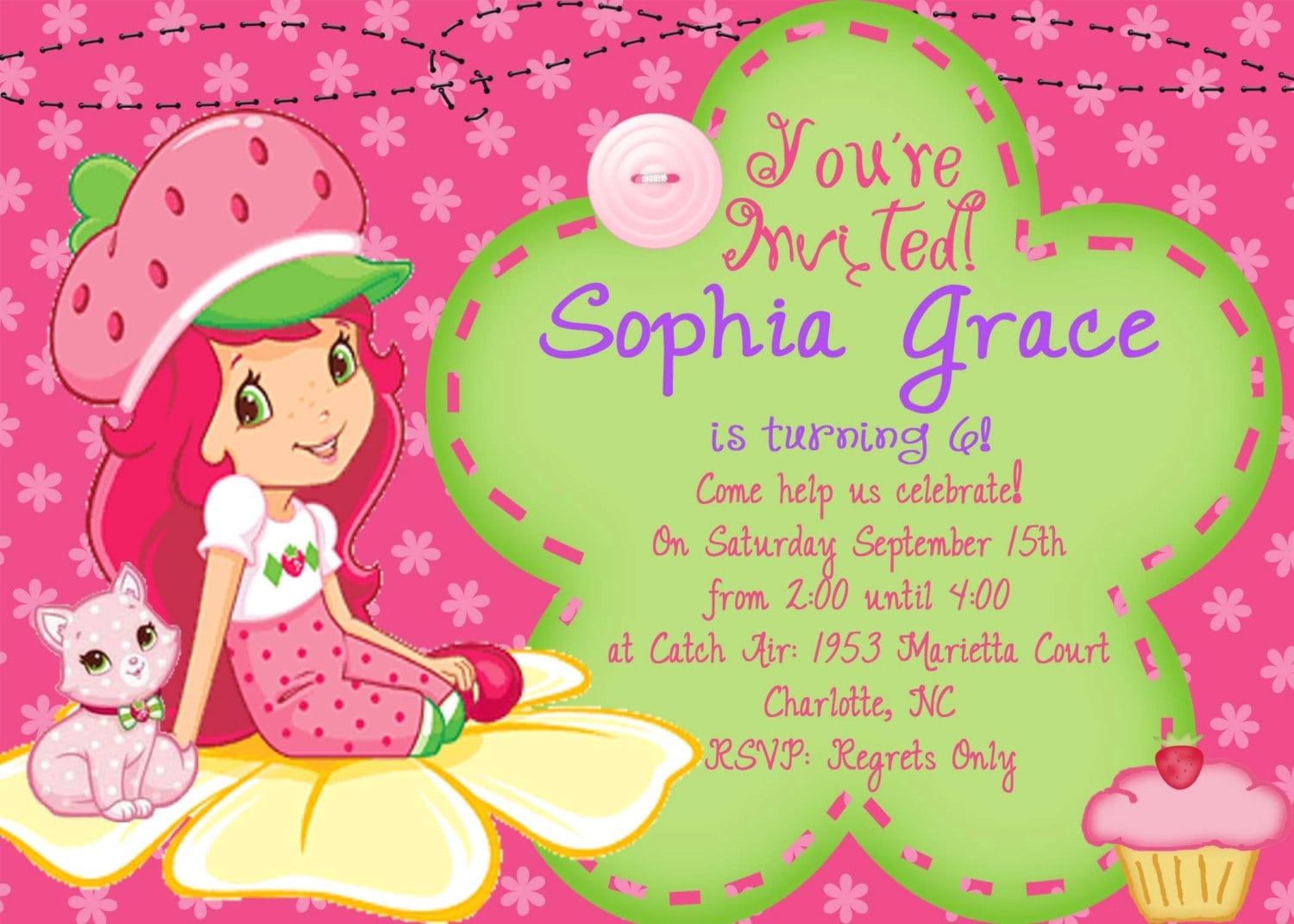 sample birthday invitation template