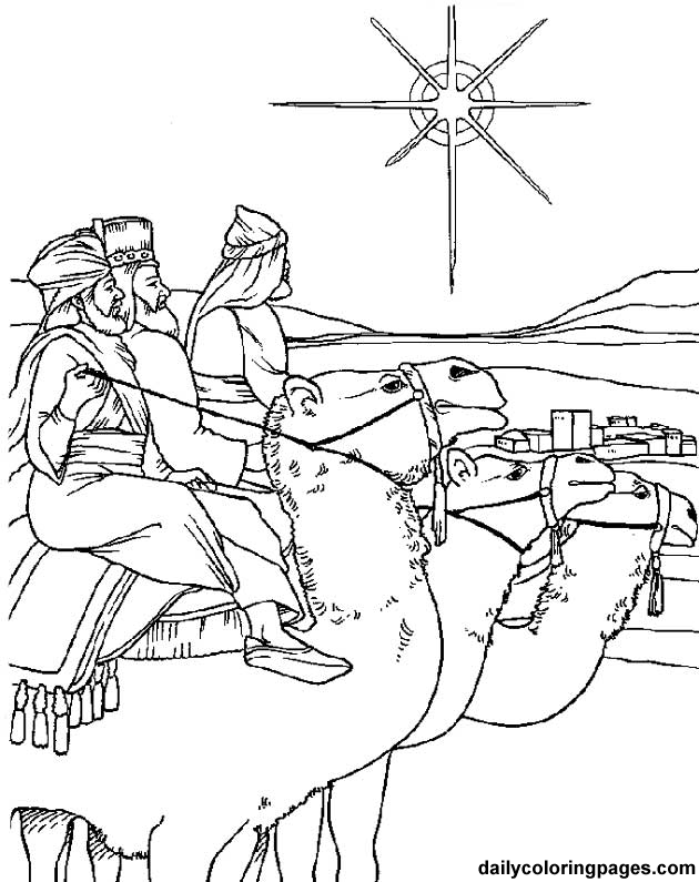 Christian Christmas Coloring Pages For Kids Coloring Home
