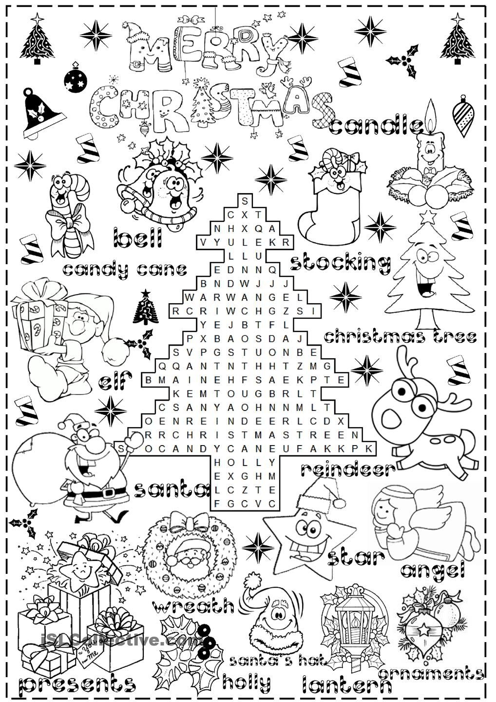 Christmas Activities Worksheets Pdf AlphabetWorksheetsFree