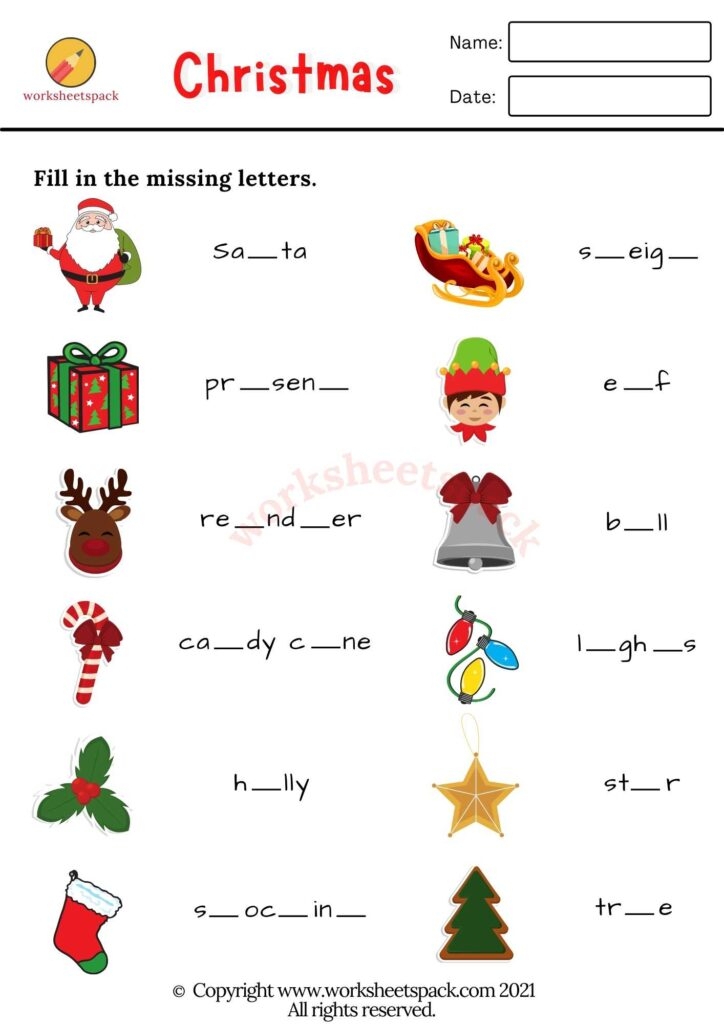 Christmas Activity Sheets Printable Free Worksheets Your