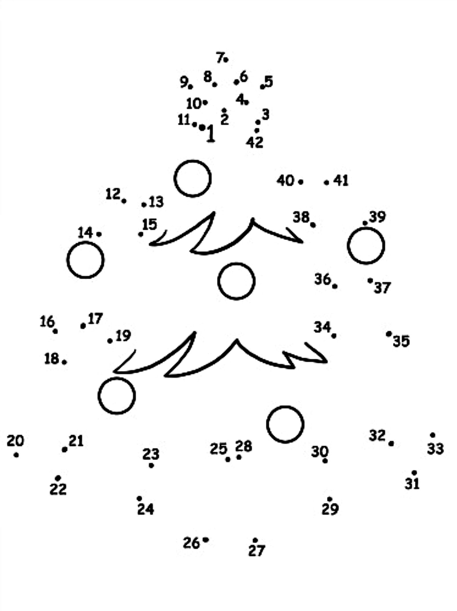 Christmas Dot To Dot 24 Free Dot To Dot Printable Worksheets For Kids 