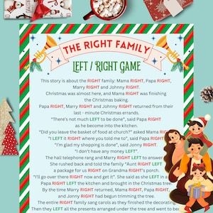 Christmas Gift Exchange Dice Game Printable Game Christmas Group Party