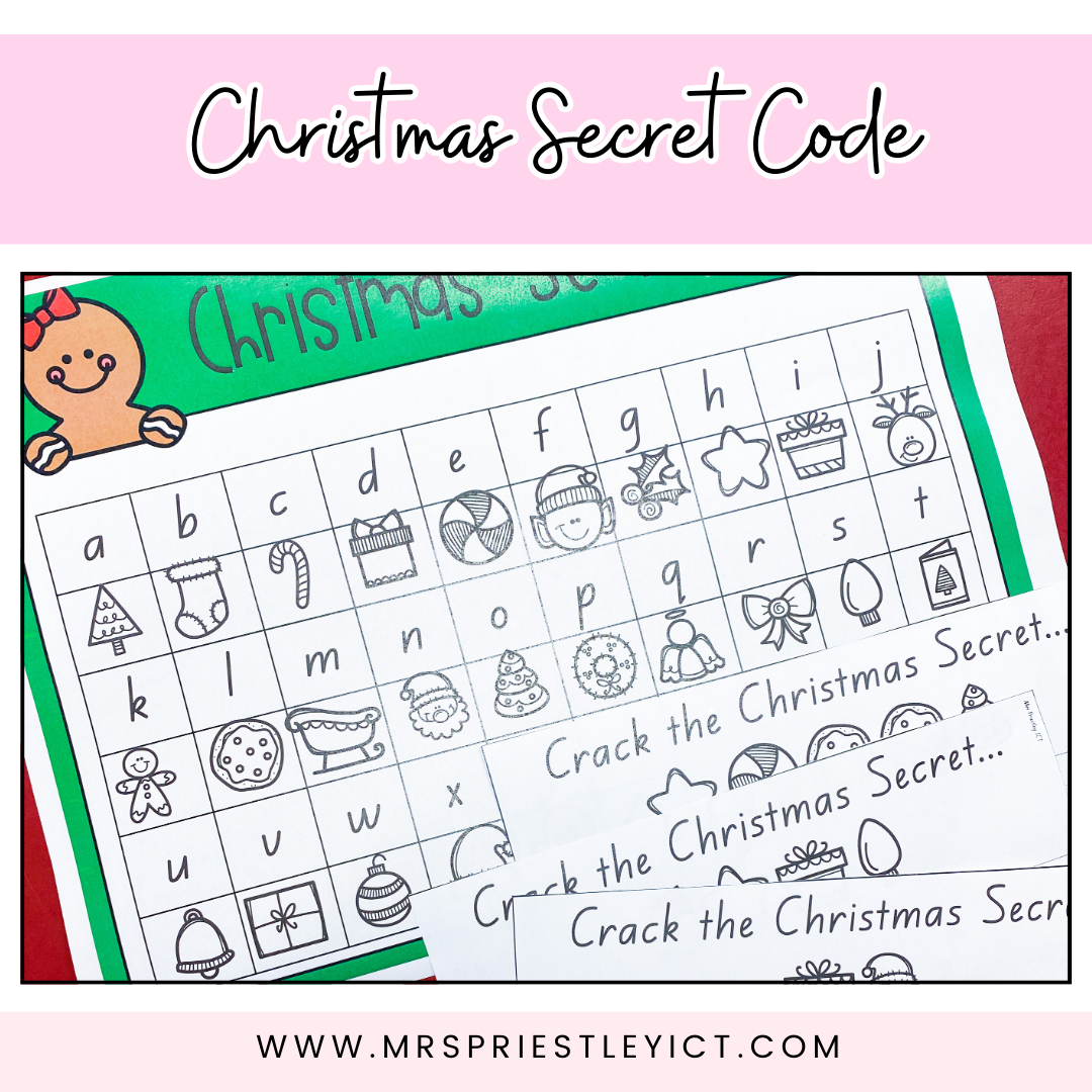 Christmas Secret Code Worksheet Printable Worksheets