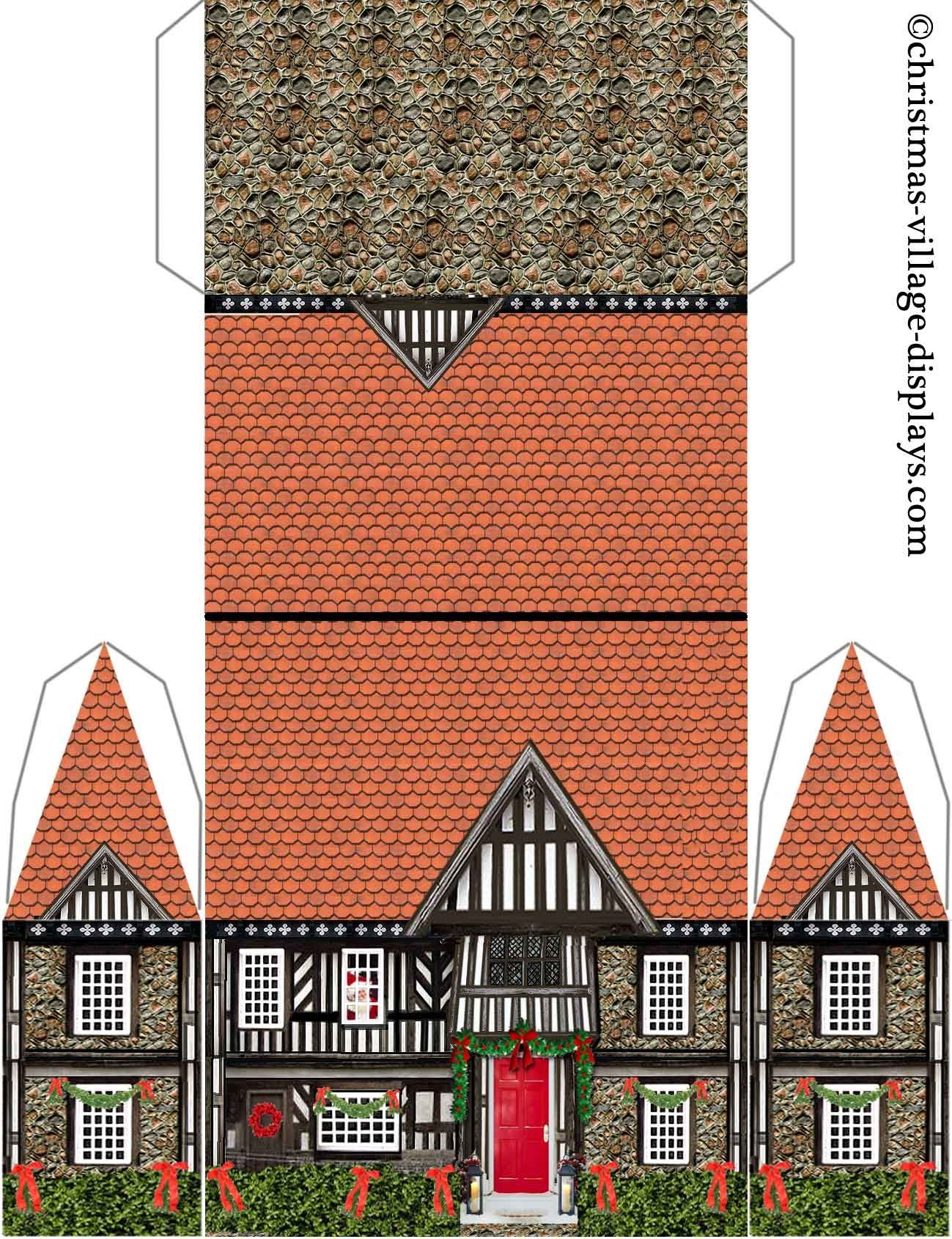 Christmas Village Printable Printable New Year Banners