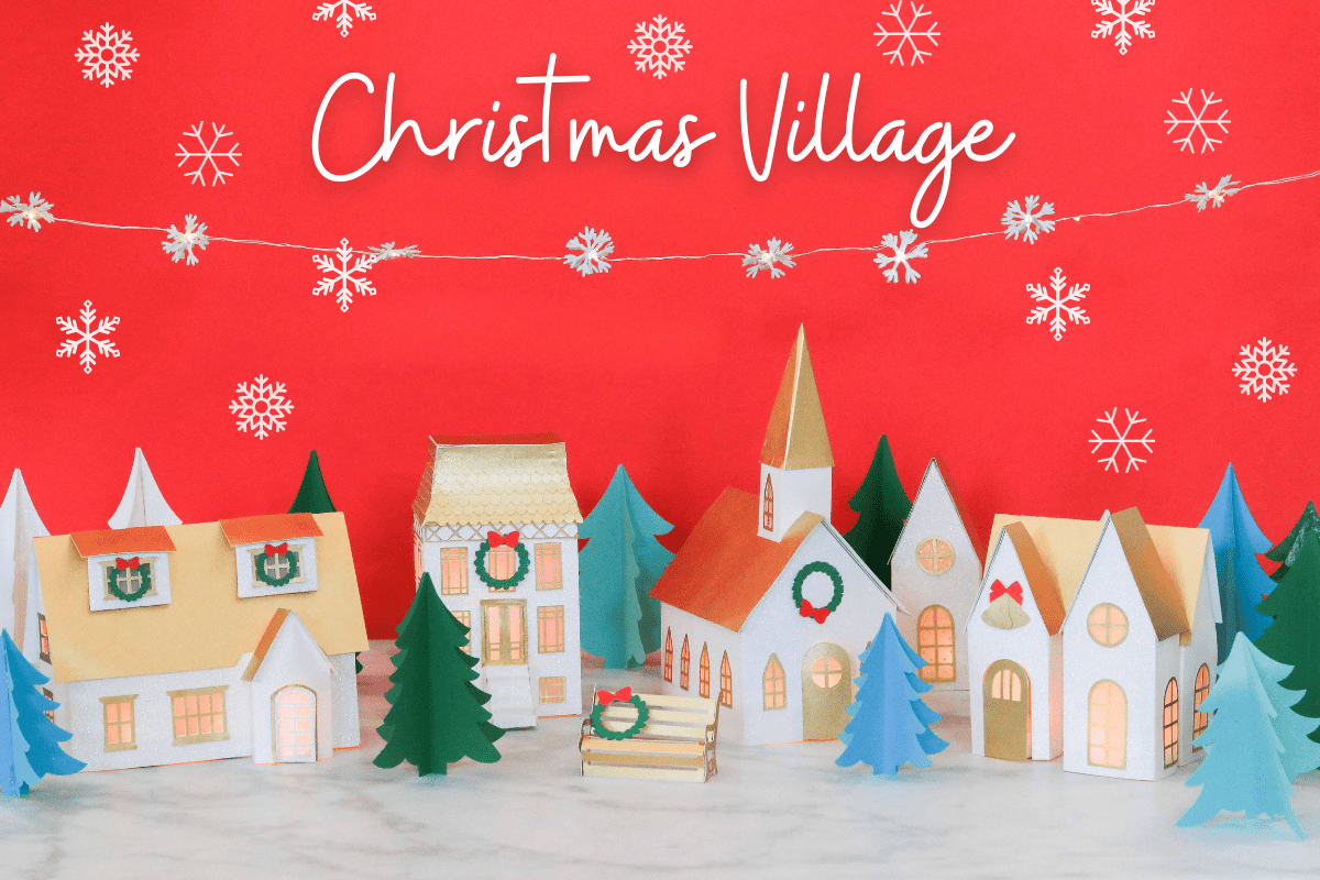 Christmas Village Printable Templates