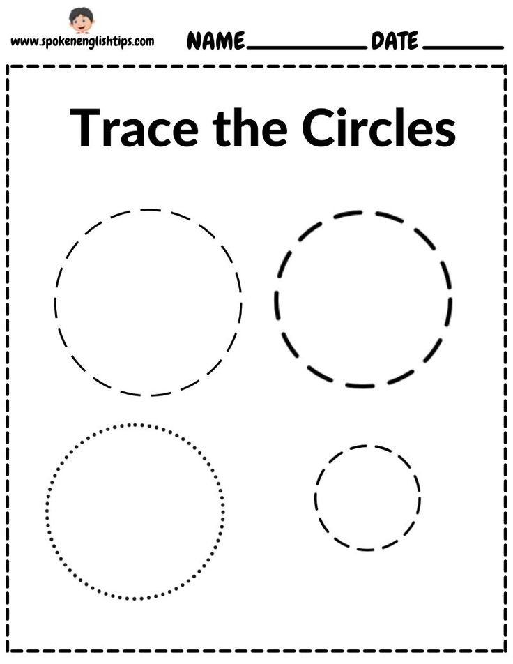 circle worksheets for preschool