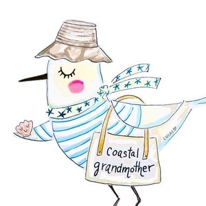 Coastal Grandmother Printable Wall Art 8x10 Etsy