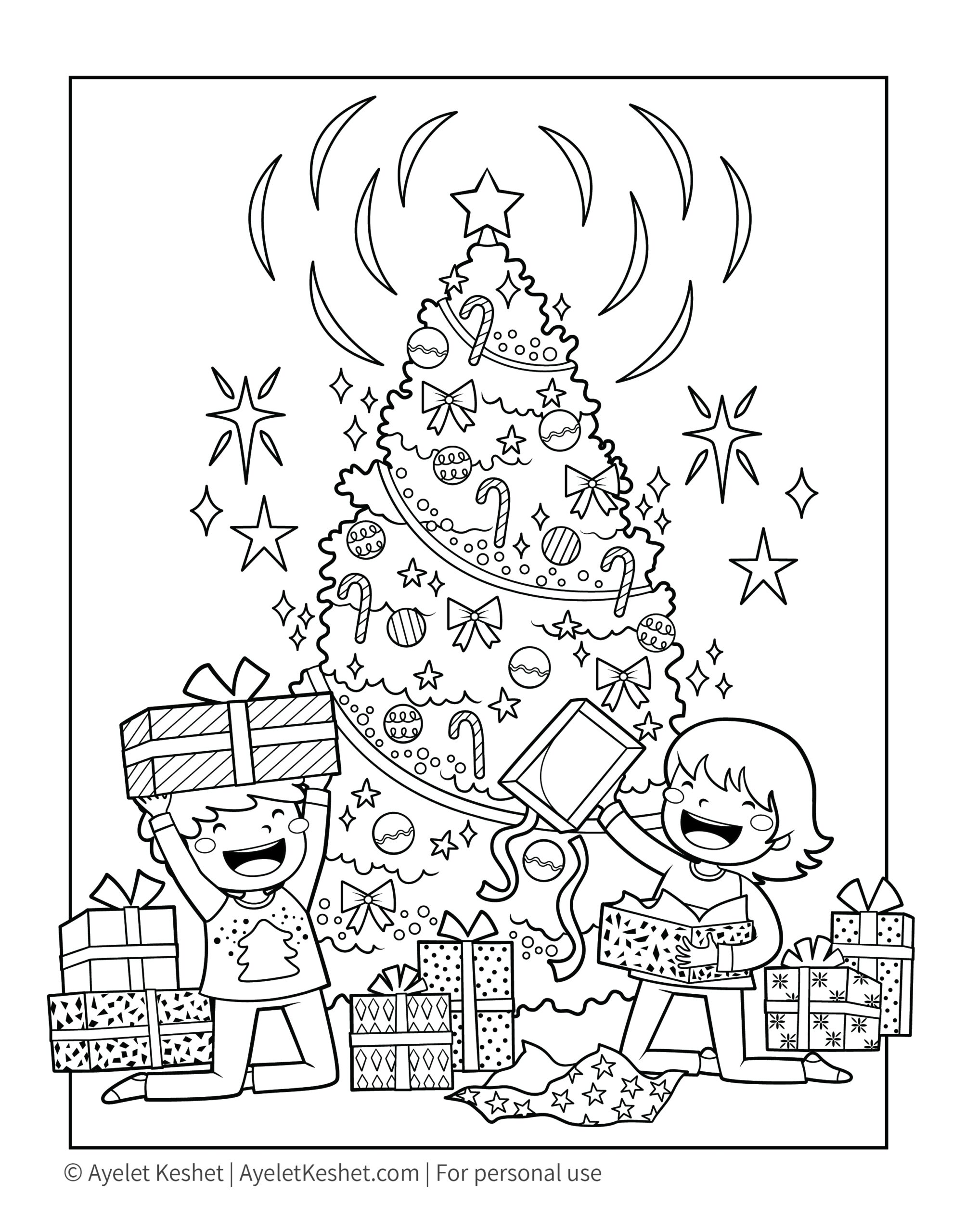 christmas coloring pages pdf free
