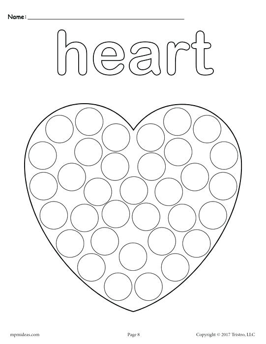 Collection Of Dot Coloring Pages Free Printable