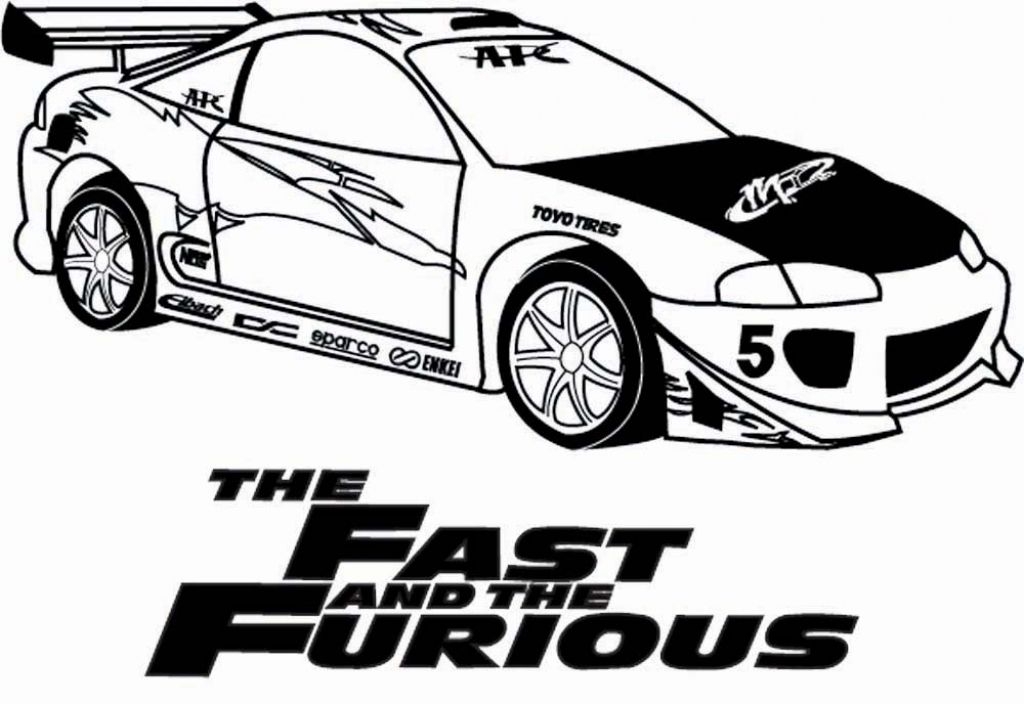 Fast And Furious Coloring Pages