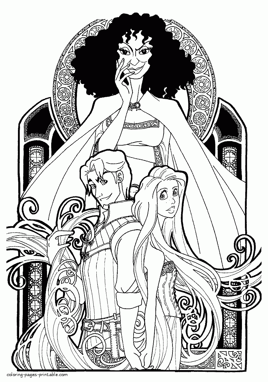 Disney Villains Coloring Pages