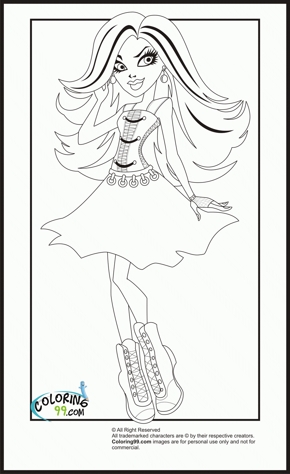 printable coloring pages for 9 year old girls