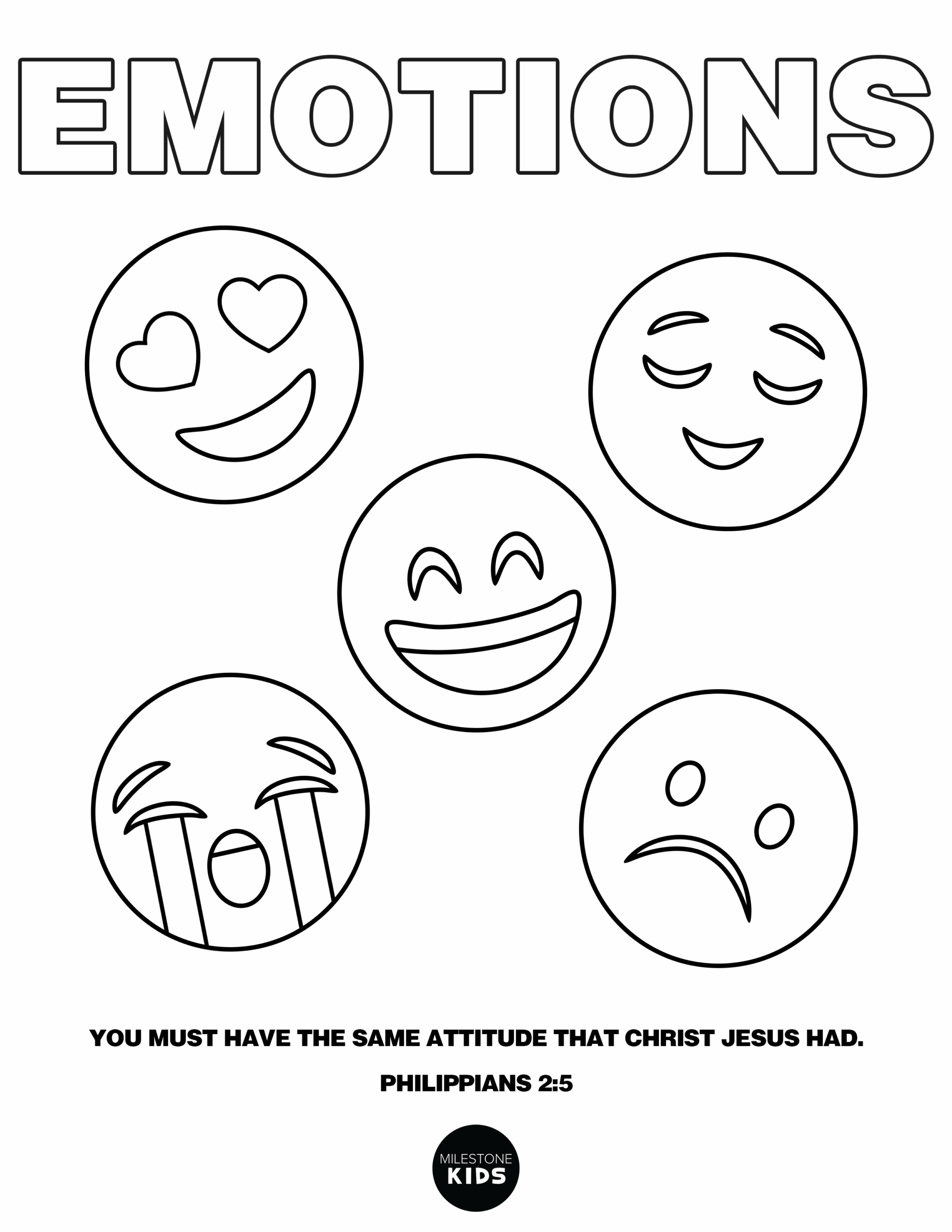 Coloring Pages About Emotions Coloring Pages