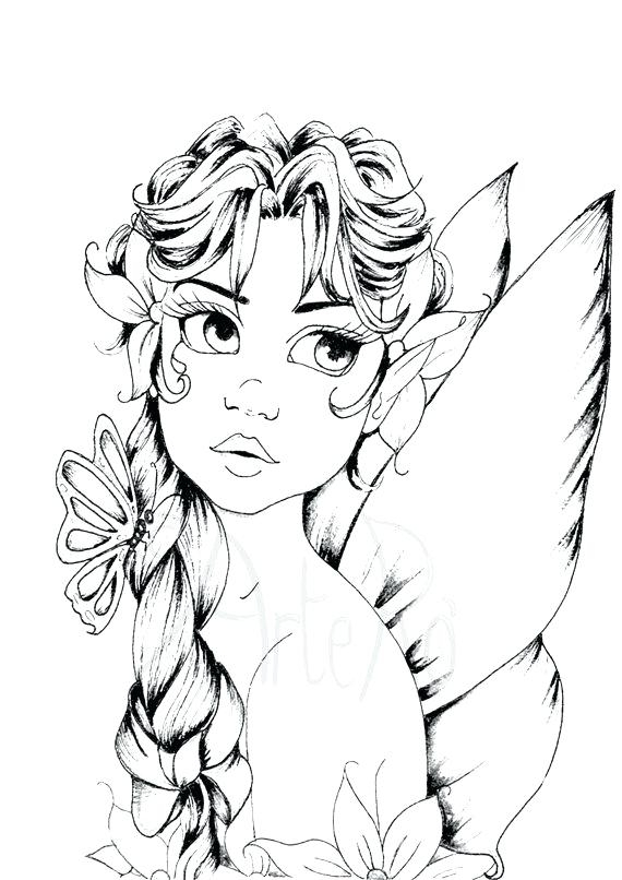 Coloring Pages Gothic Fairies At GetColorings Free Printable 