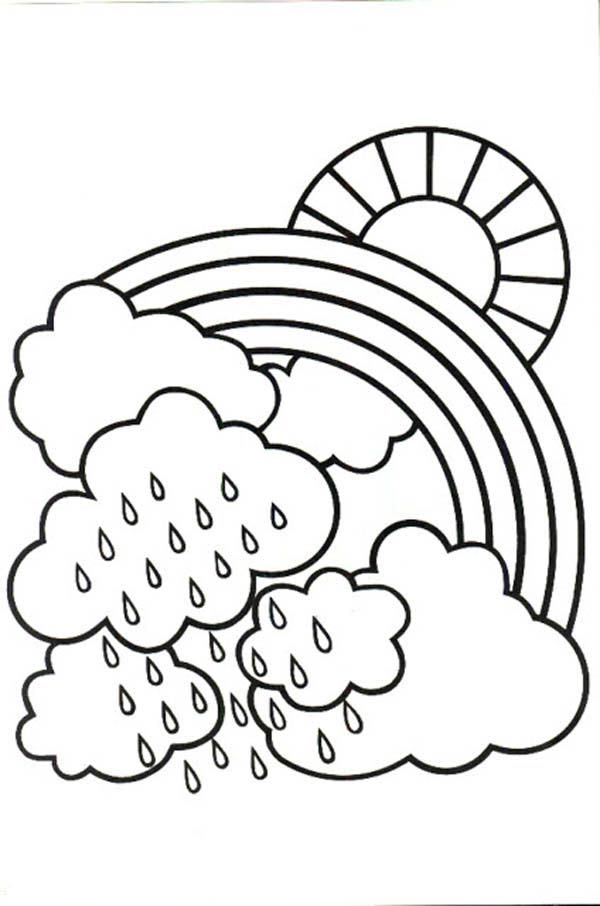 Coloring Pages Rainy Day Coloring Home