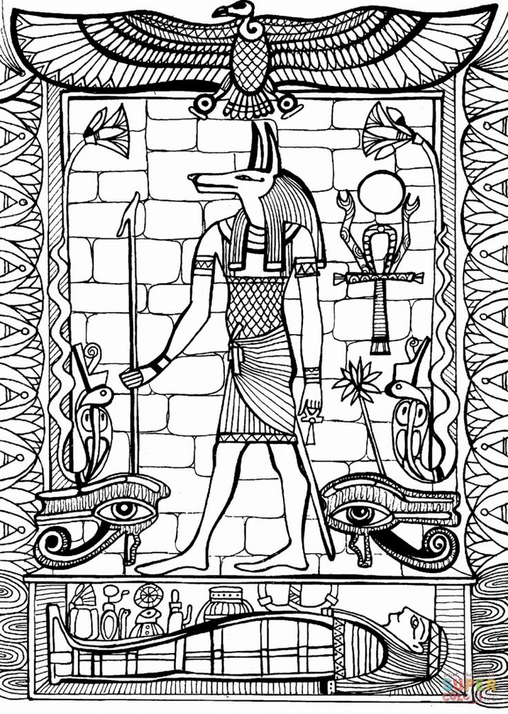 Coloring Pages Social Studies Adaptedmind Ancient Egypt Printables 