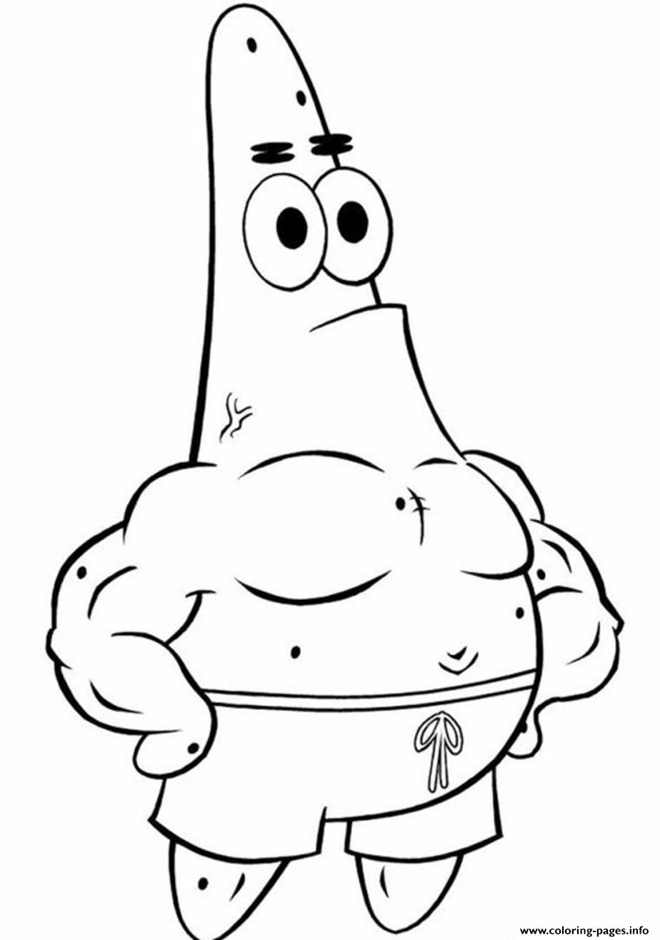 Coloring Pages Spongebob Patrick Star5928 Coloring Page Printable