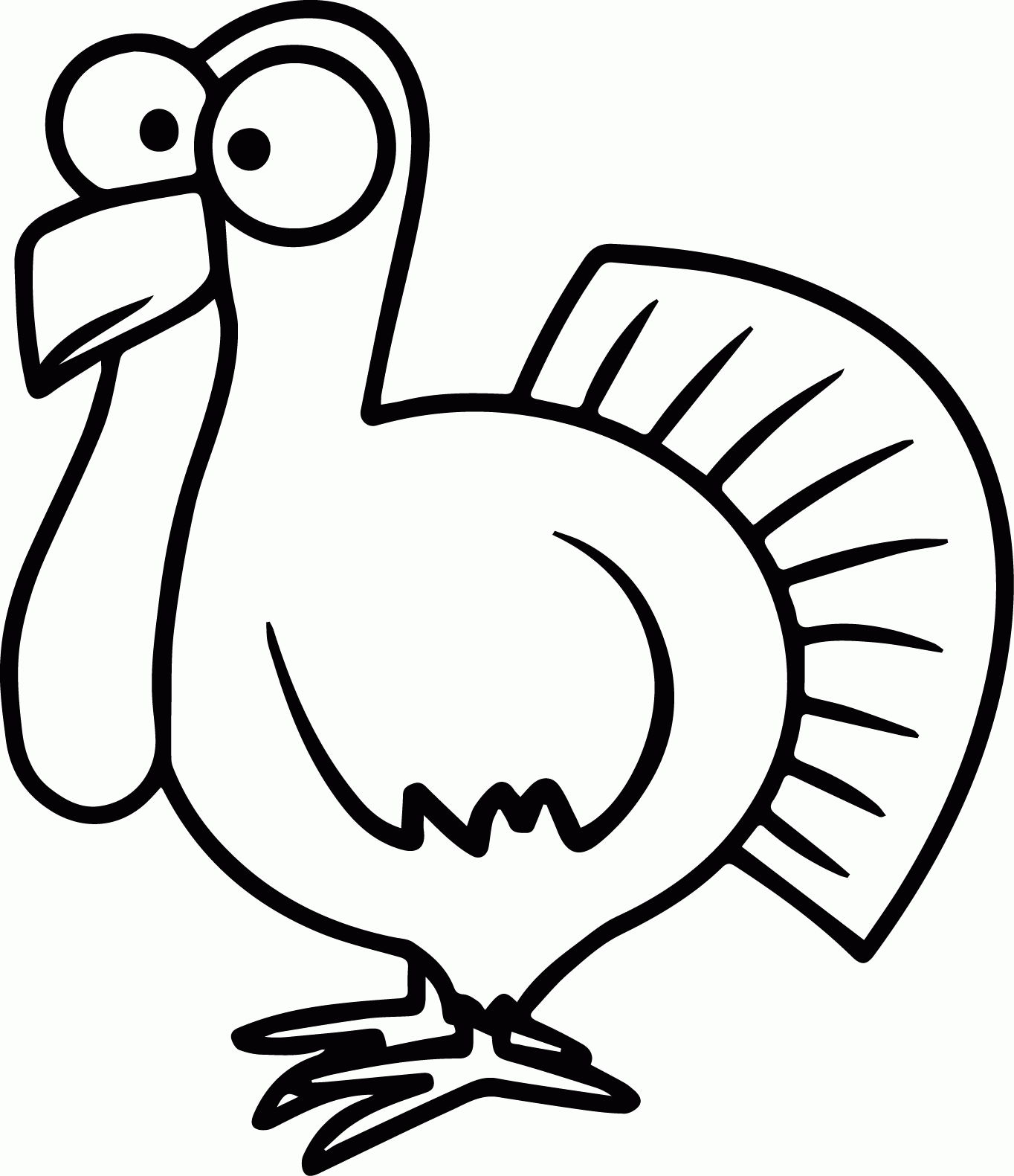 turkey color pages free