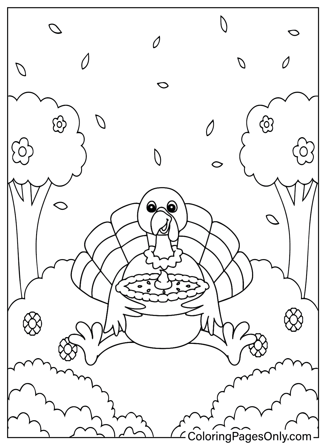 Free Turkey Printable Coloring Pages