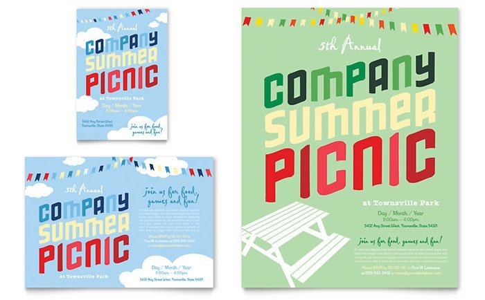 Company Picnic Invitation Templates Invitation Design Blog