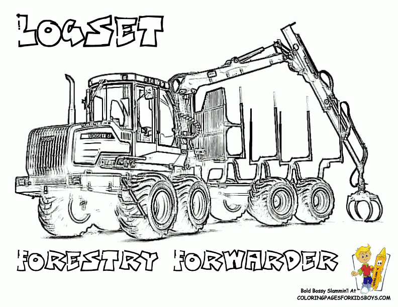 Construction Equipment Coloring Pages Coloring Home