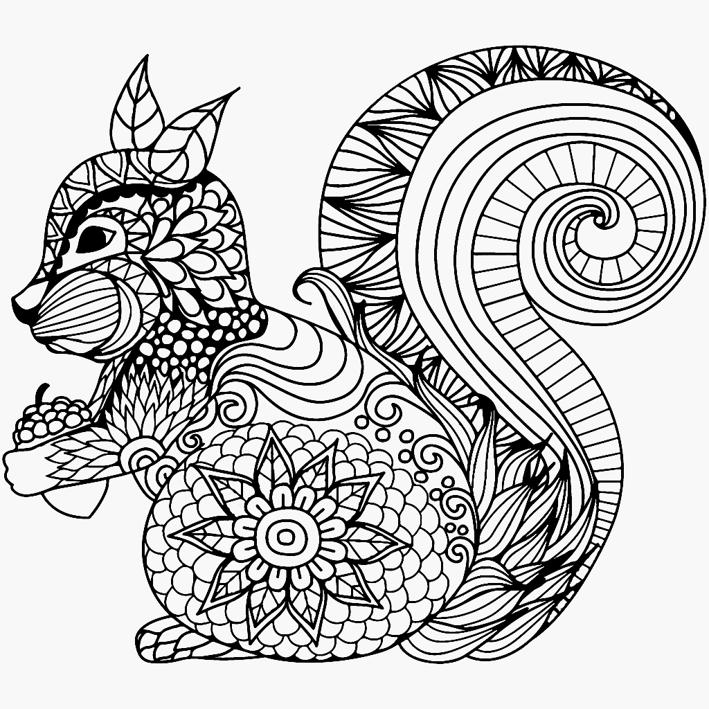 Mandala Animal Coloring Pages