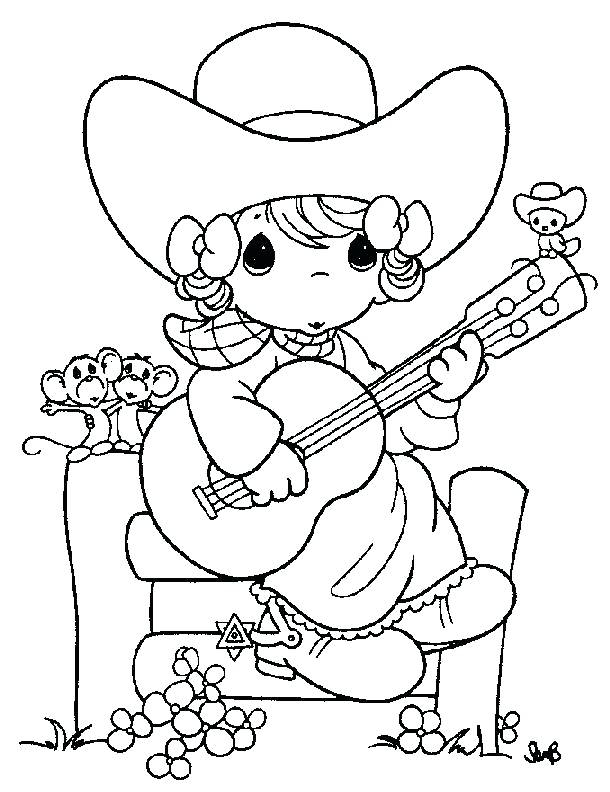 Cowboy Cowgirl Coloring Pages At GetColorings Free Printable 