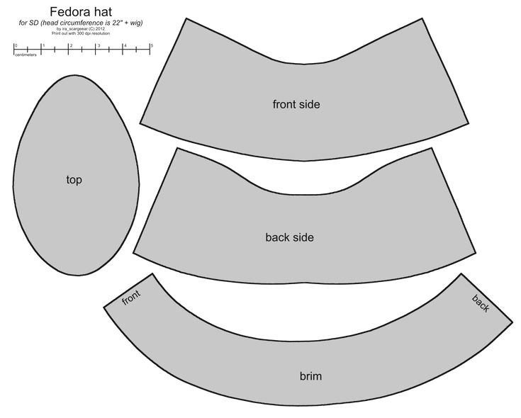 free printable cowboy hat template