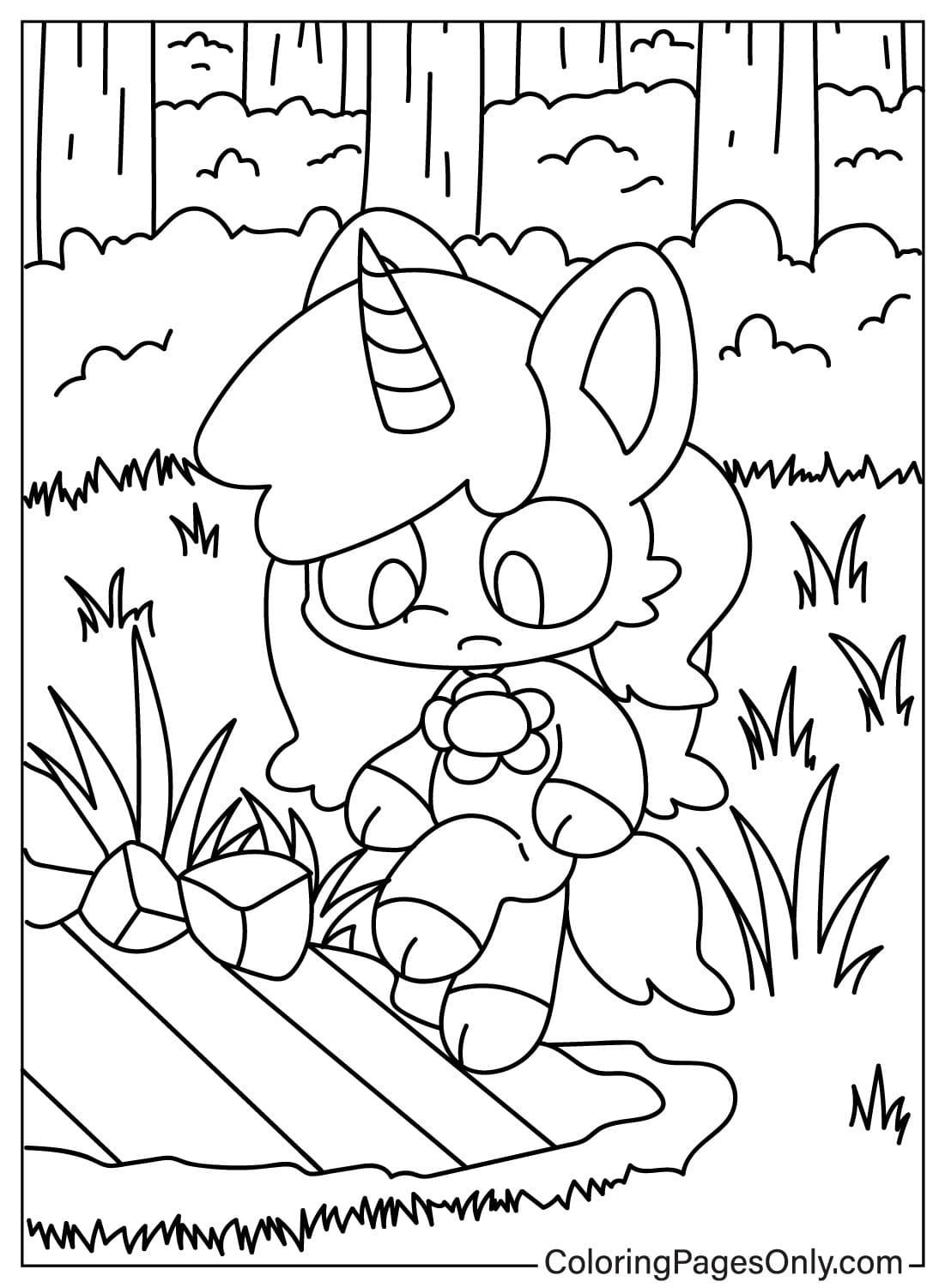 CraftyCorn Coloring Page Free Printable Coloring Pages