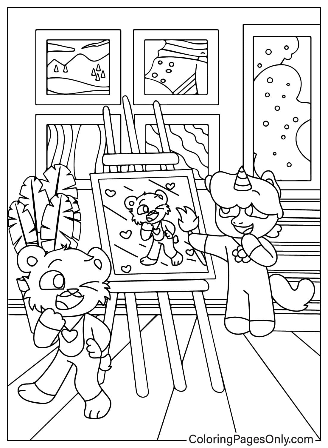 Craftycorn Coloring Page
