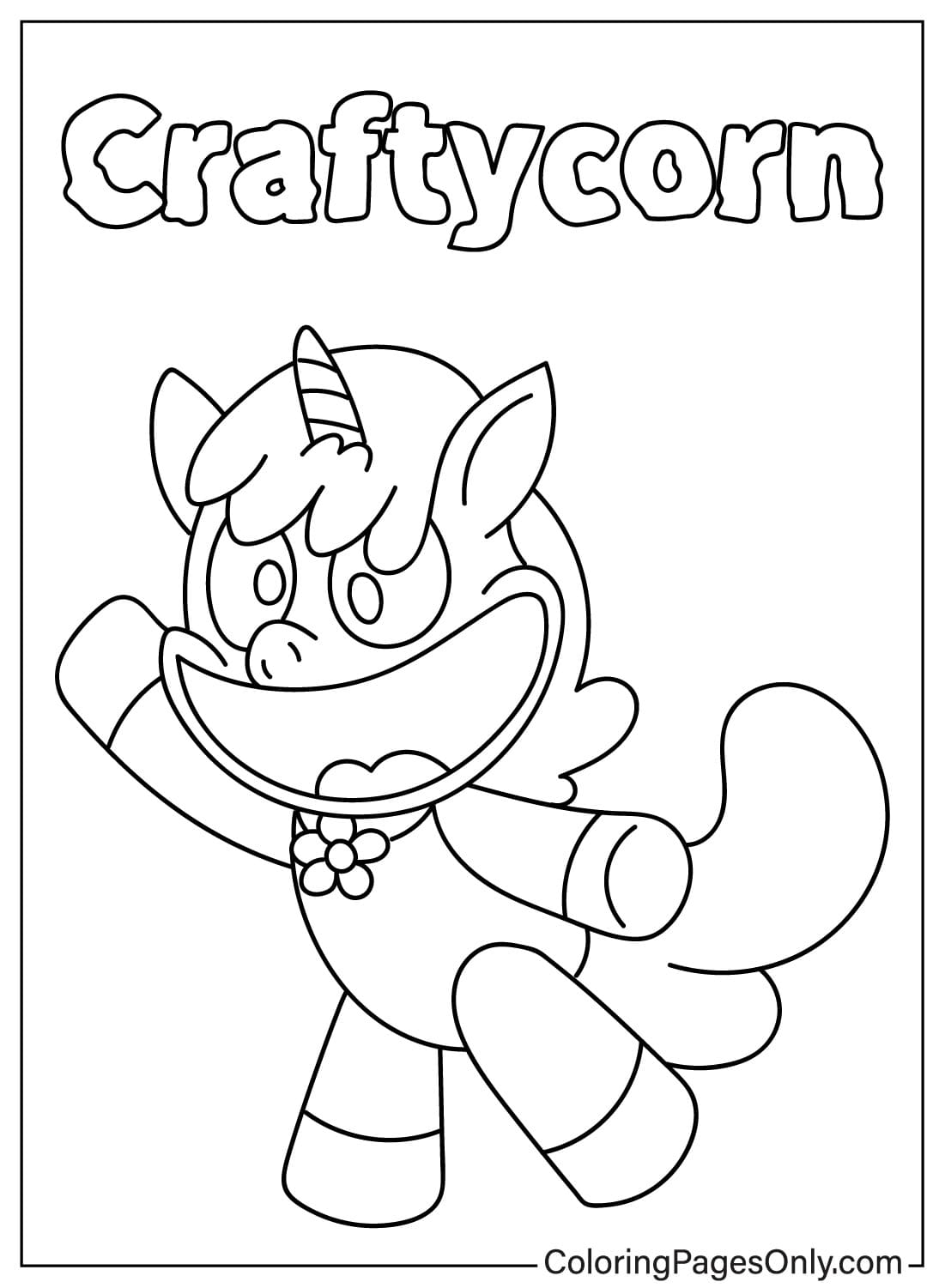 CraftyCorn Coloring Page Free Printable Coloring Pages
