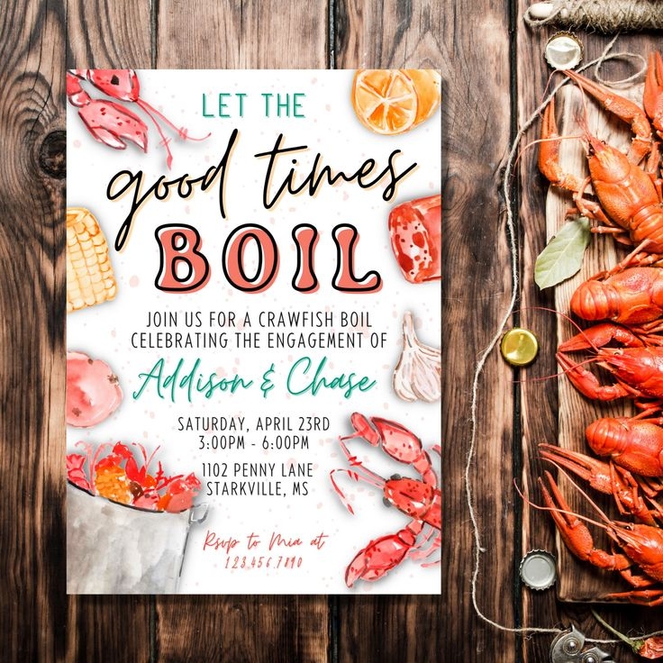 shrimp boil invitation template free