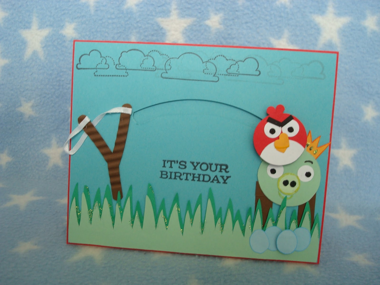 Creative Trendz Design Angry Bird Birthday Card