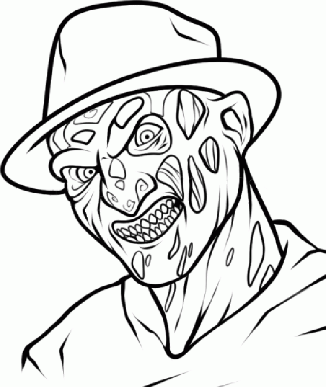 Freddy Krueger Coloring Pages