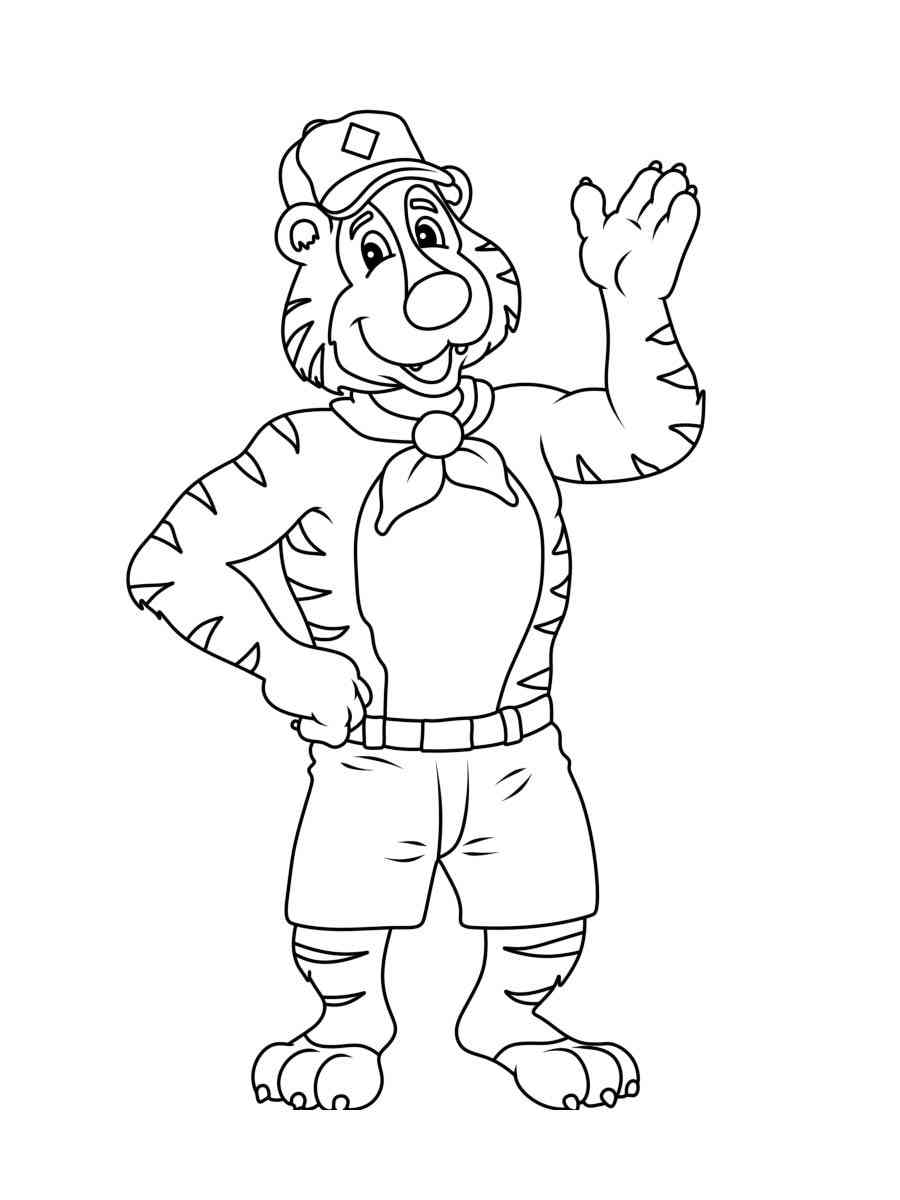 Cub Scout Coloring Page Free Printable