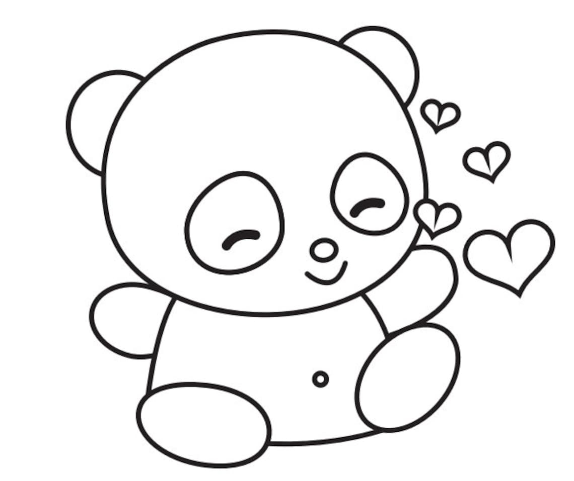 Cute Panda Coloring Pages Bear Coloring Pages Panda C Vrogue co