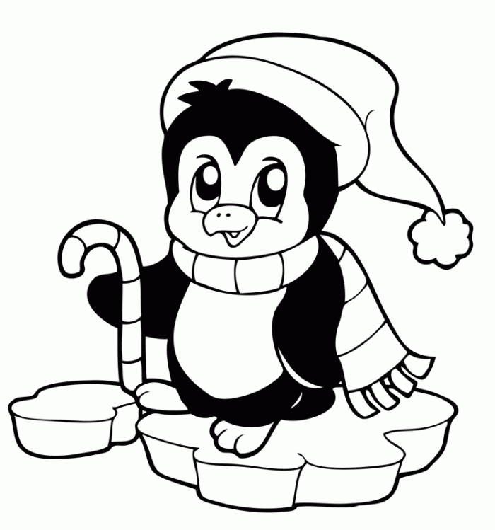 Cute Penguin Coloring Pages Download And Print For Free