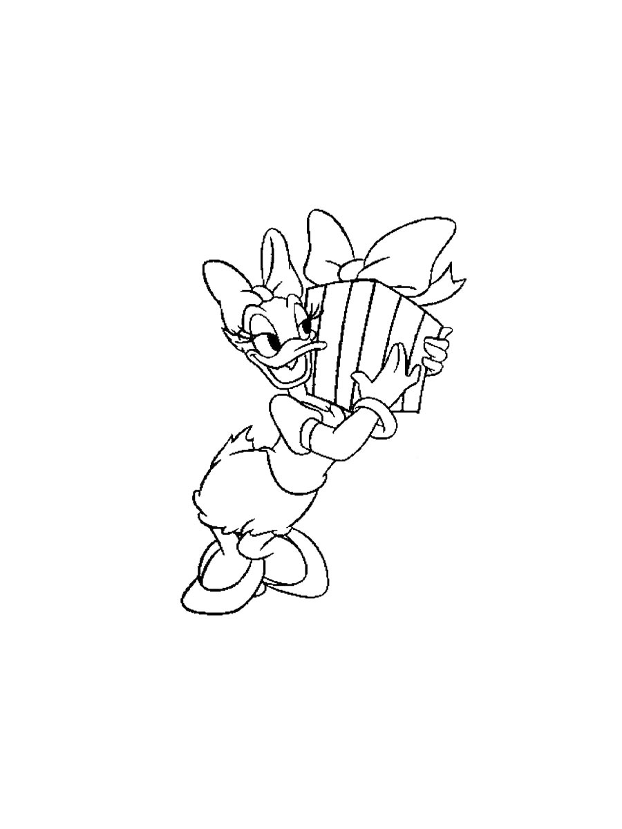 Daisy Duck Coloring Pages