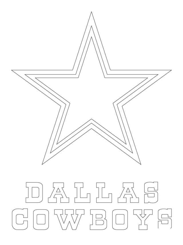 Dallas Cowboys Football Coloring Pages Coloring Home