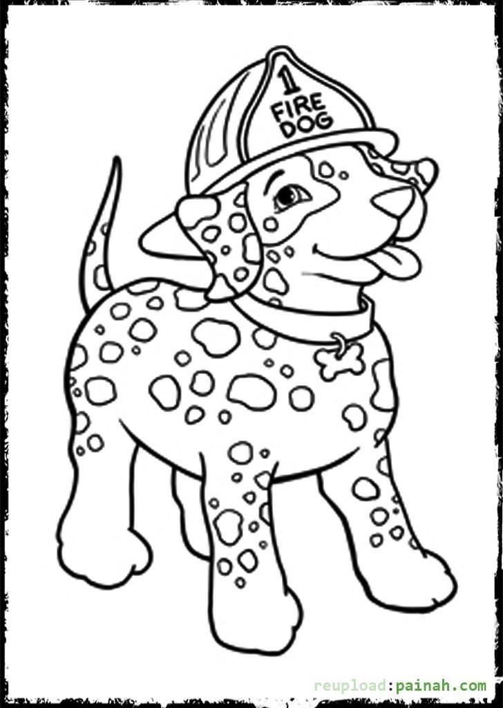 Dalmatian Dog Coloring Page Coloring Home