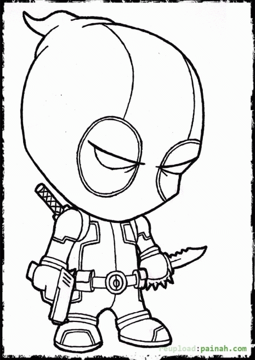 Deadpool Coloring Pages Coloring Home