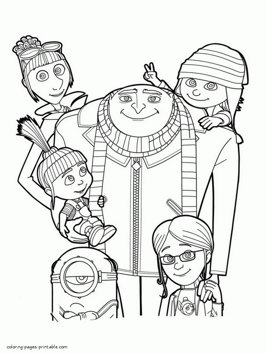 Despicable Coloring Pages