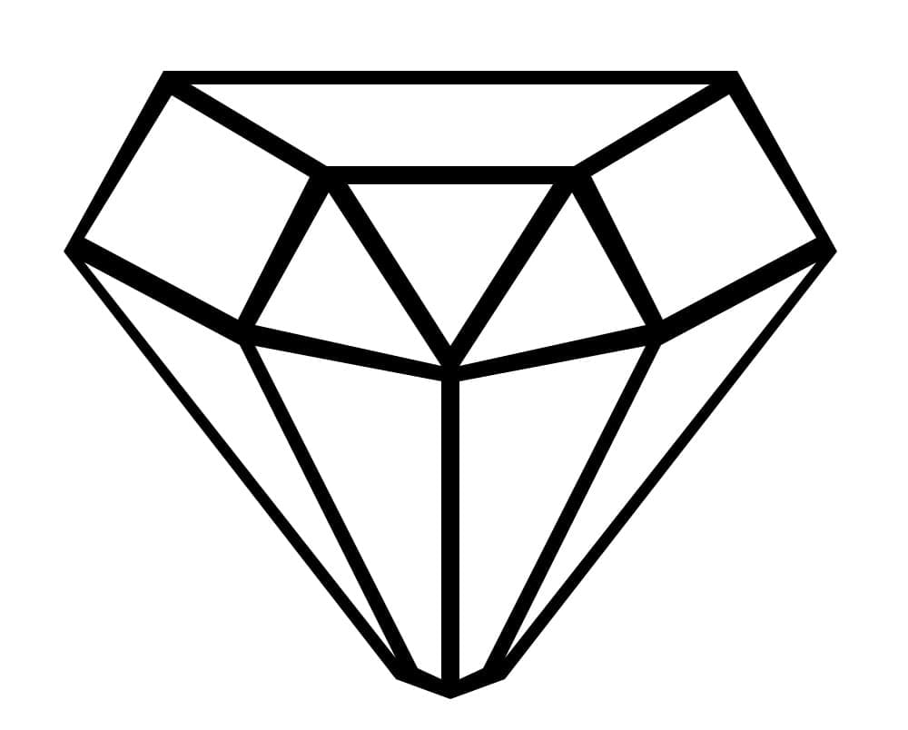 Diamond Coloring Pages